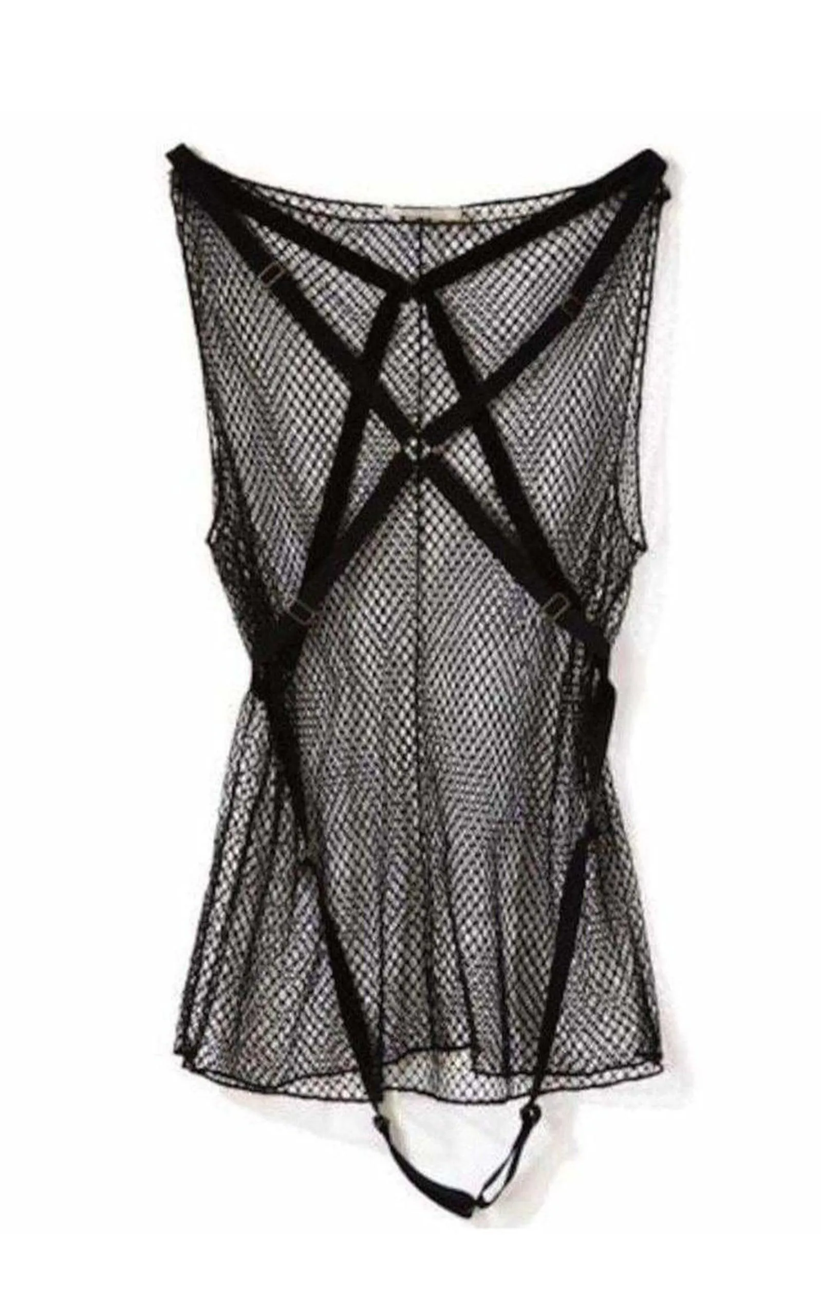 Fishnet Harness Tank Top