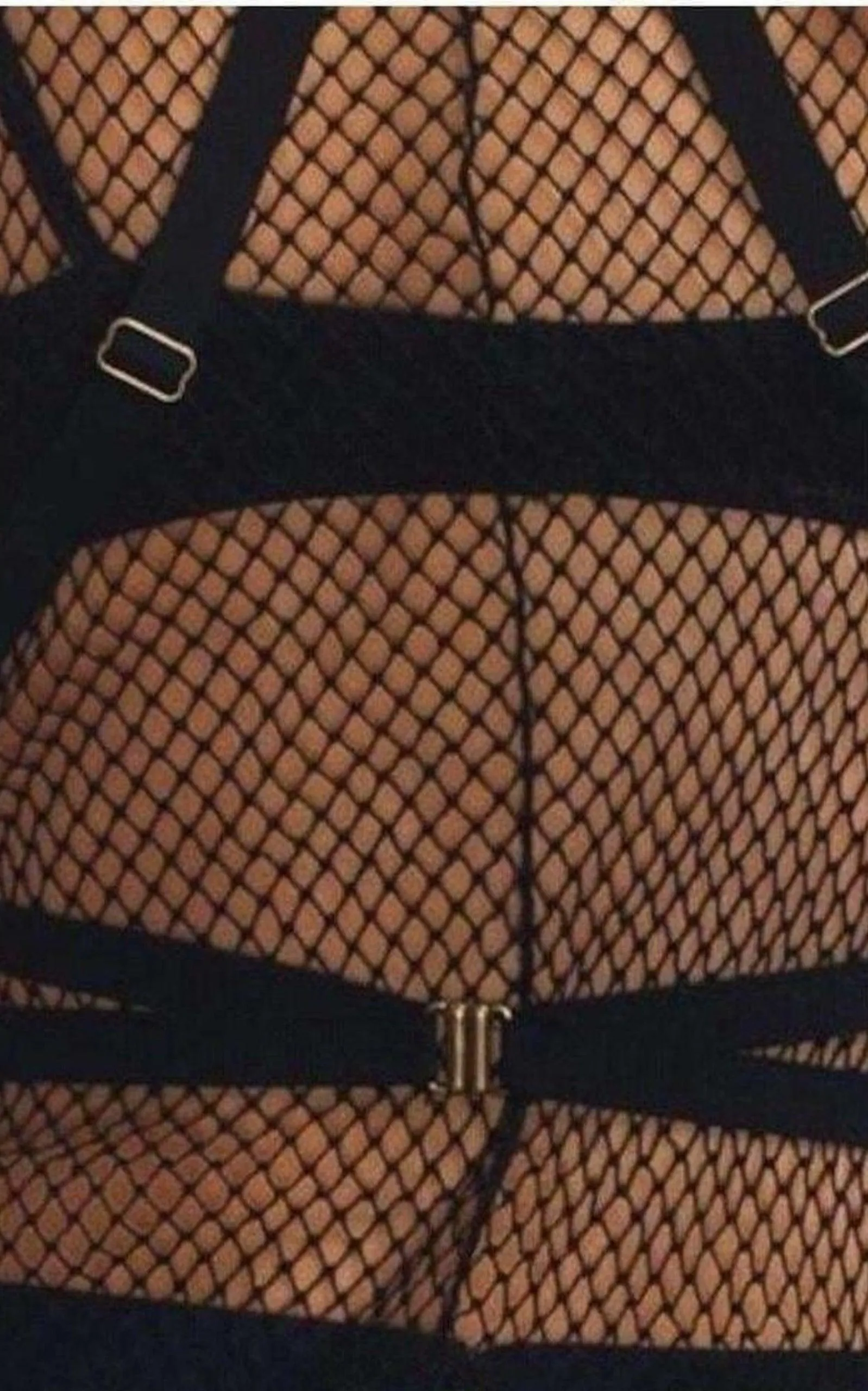 Fishnet Harness Tank Top