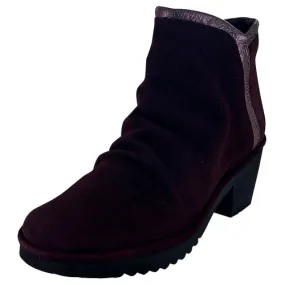 Fly London Women's WYNN268FLY Ankle Boot Wine/Burgundy