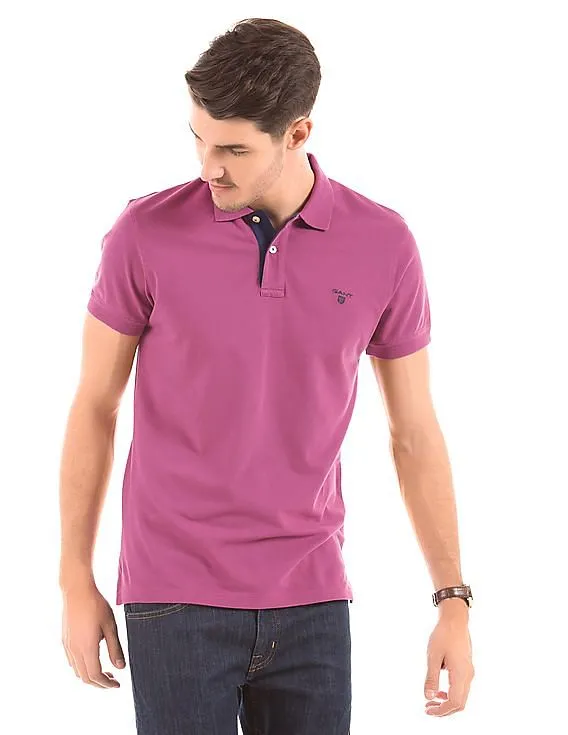 Gant Contrast Placket Polo Shirt