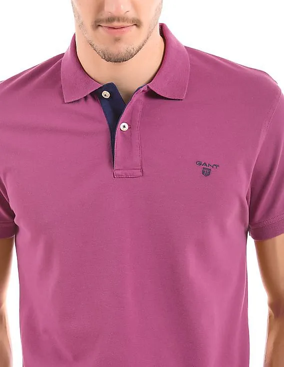 Gant Contrast Placket Polo Shirt