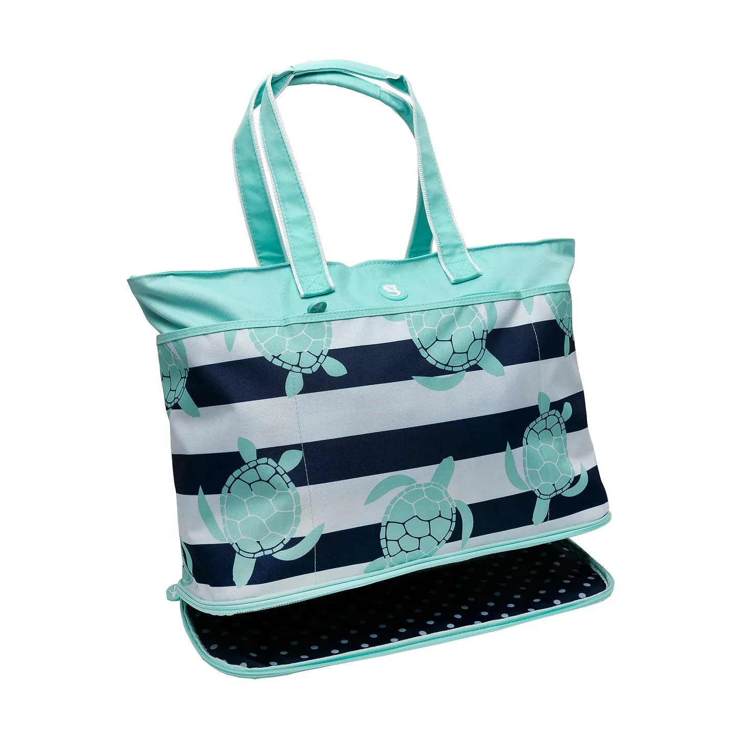 Geckobrands Zip Out - Zip Close Beach Tote  