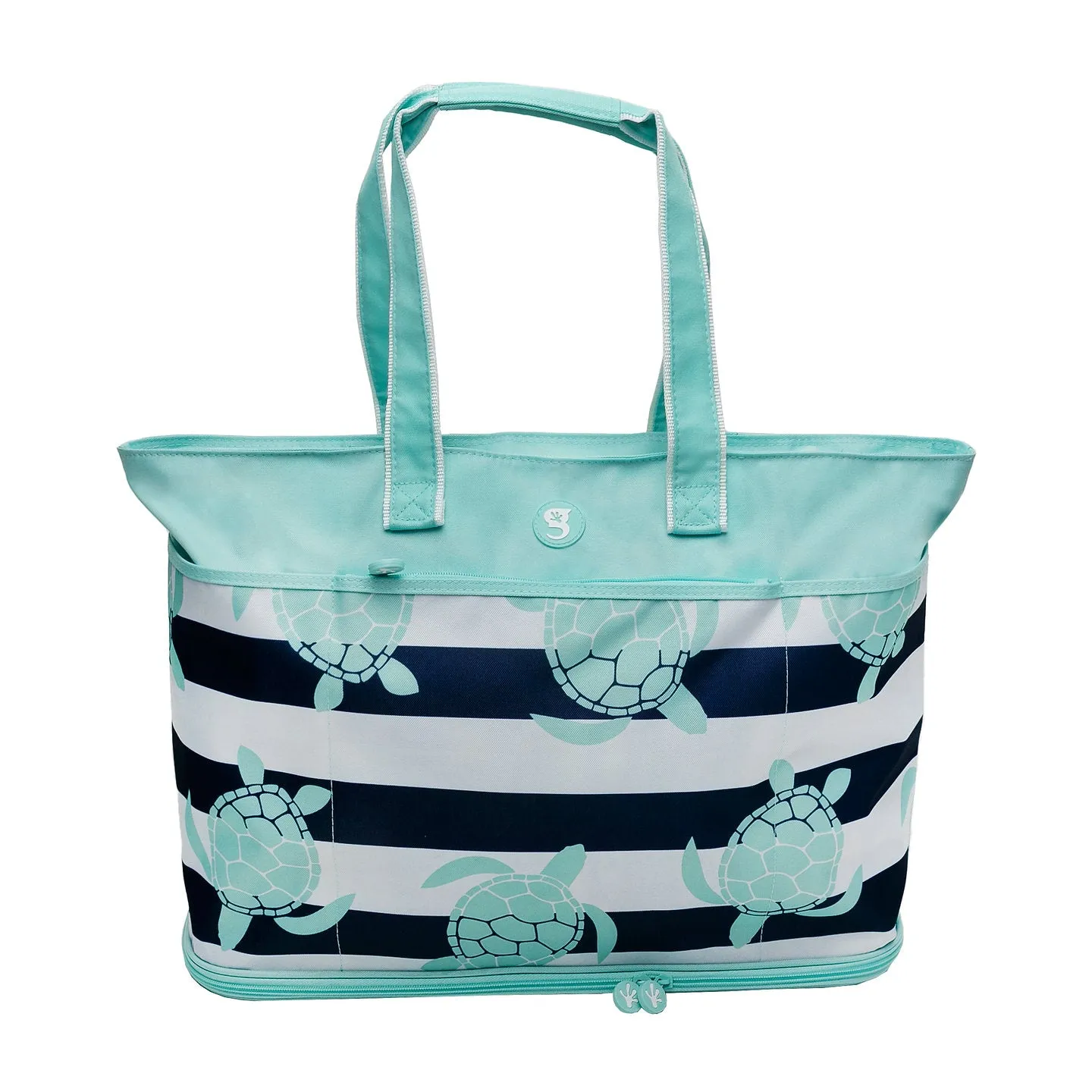 Geckobrands Zip Out - Zip Close Beach Tote  