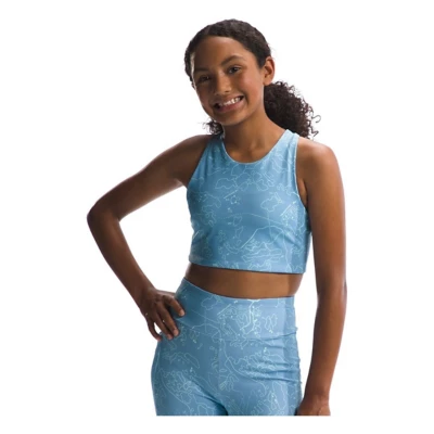 Girls' The North Face Never Stop Reversible Crop Tank Top