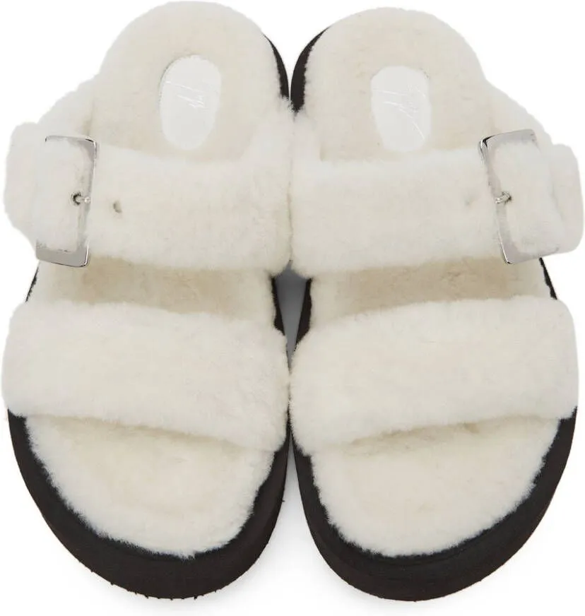 Giuseppe Zanotti White Jolanda Winter Sandals