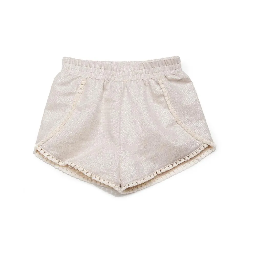 Gold Valerie Shorts