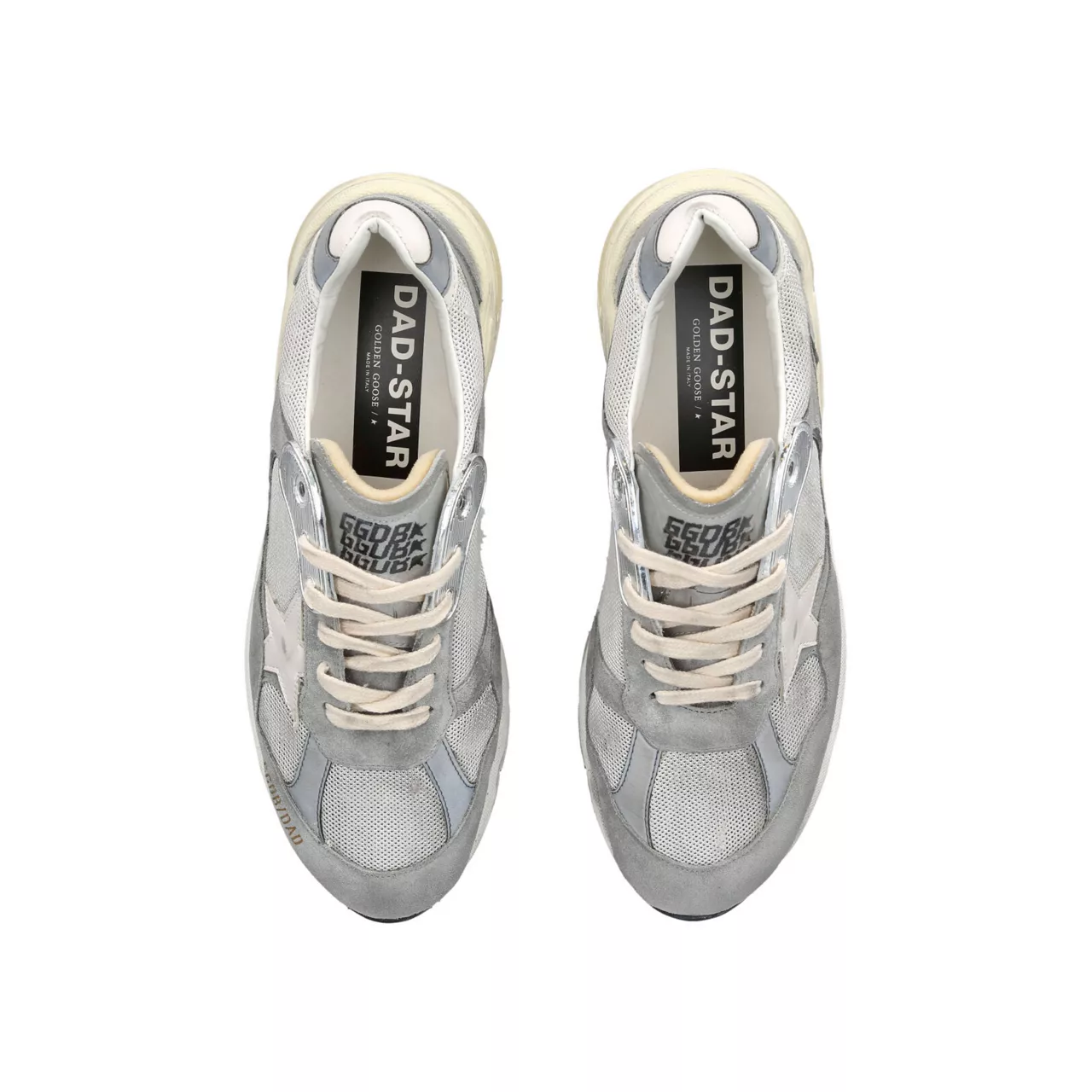 GOLDEN GOOSE Running Dad Star Trainers - Grey