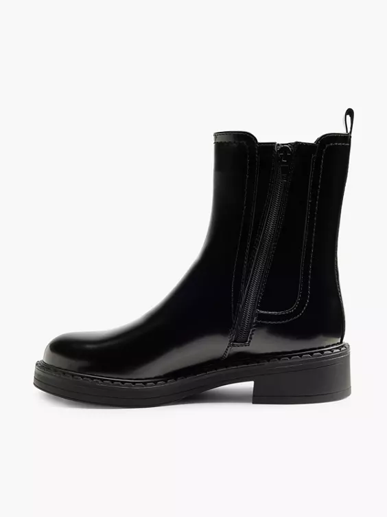 Graceland  Black Patent Chelsea Boot