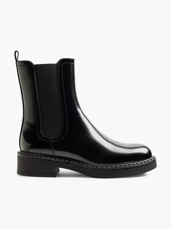 Graceland  Black Patent Chelsea Boot