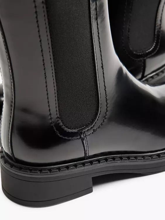 Graceland  Black Patent Chelsea Boot