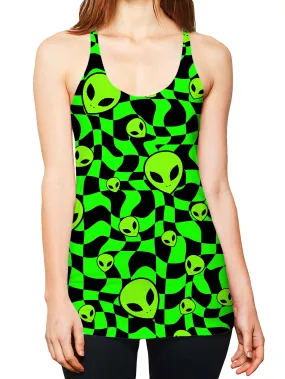 Green Aliens Women's Tank