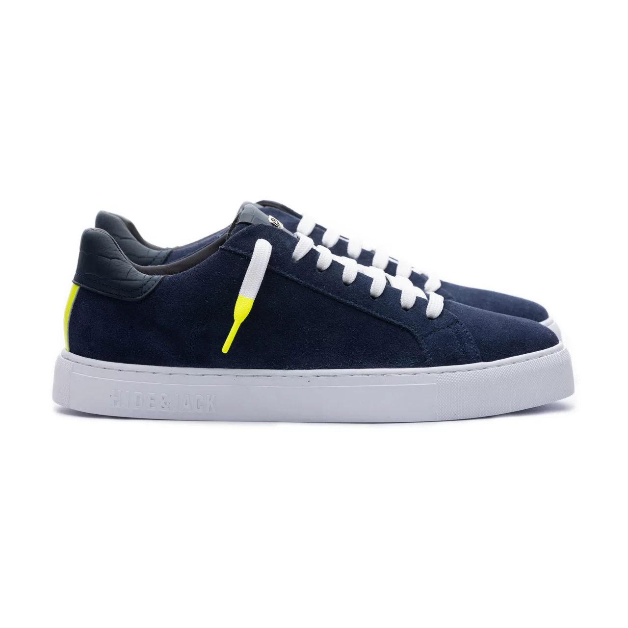 HIDE AND JACK Oil Suede Trainers - Navy