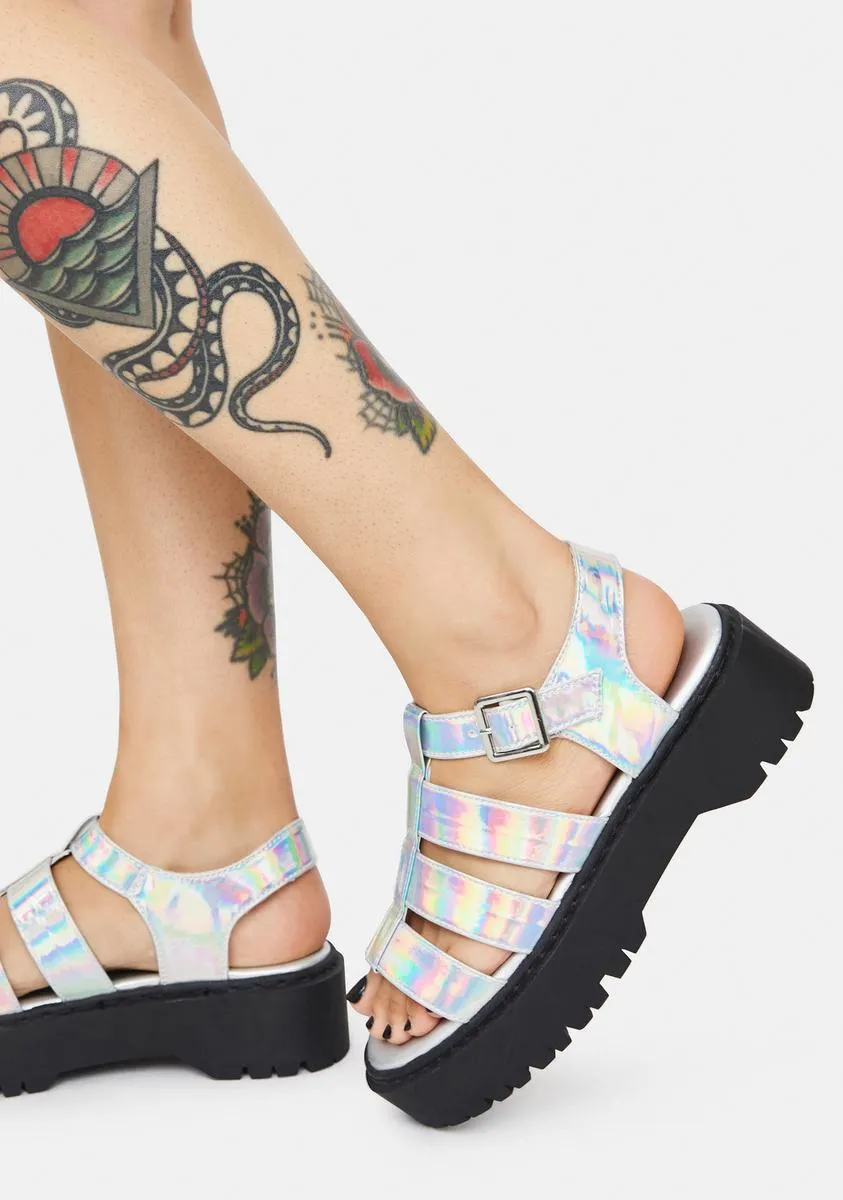 Holo Right Place Right Time Gladiator Sandals-