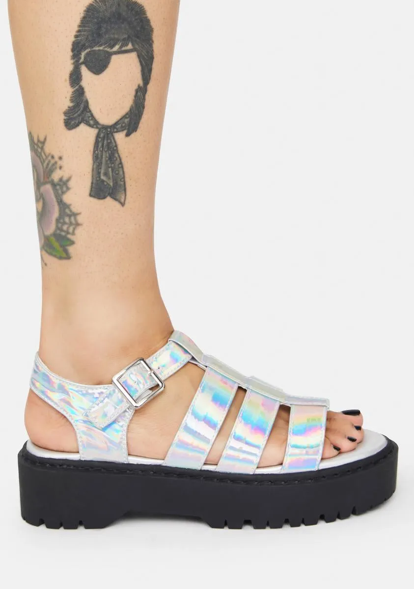 Holo Right Place Right Time Gladiator Sandals-