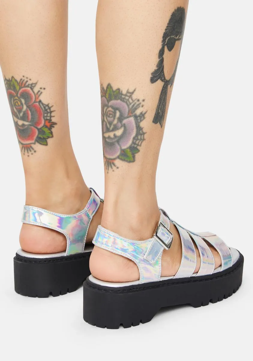 Holo Right Place Right Time Gladiator Sandals-