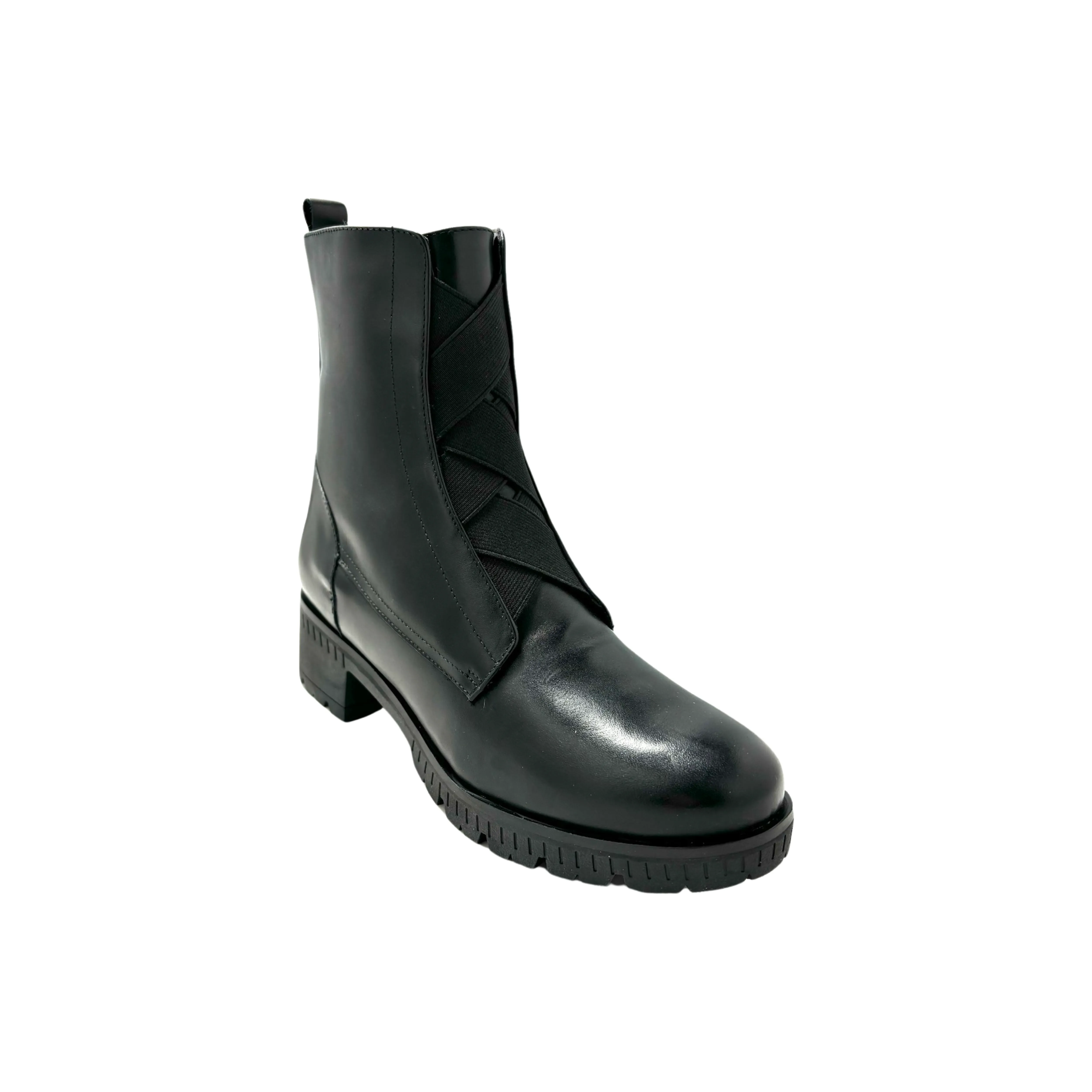 ILANA Black Leather WATERPROOF Boot