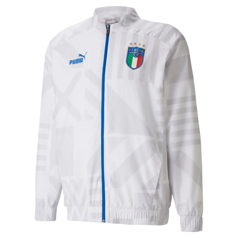 Italy Away Prematch Full Zip Soccer Jacket