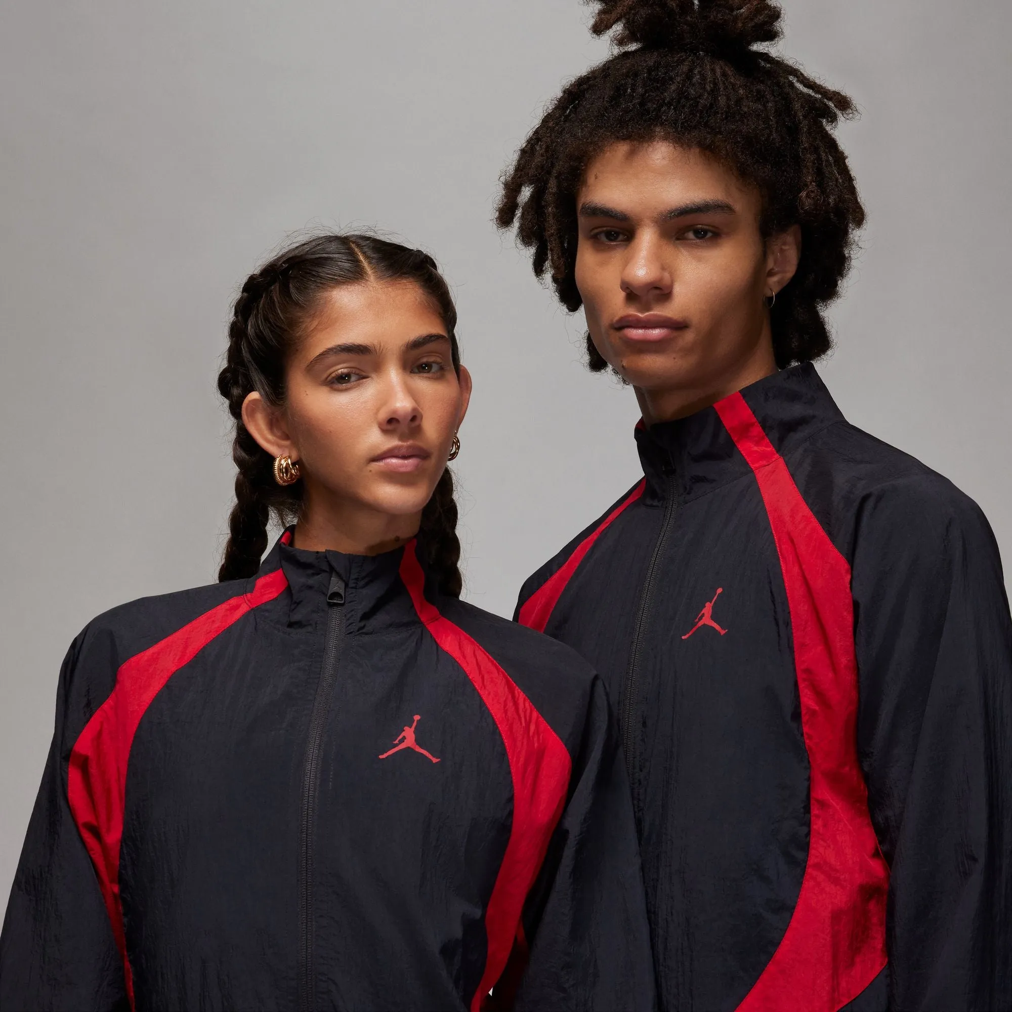 Jordan Sport Jam Warm Up Jacket 'Black/Red'