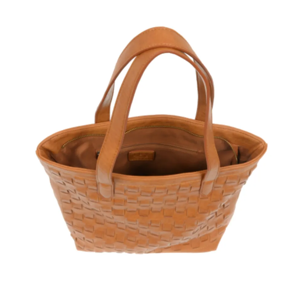 JOY SUSAN WILLA WOVEN NORTH/SOUTH TOTE