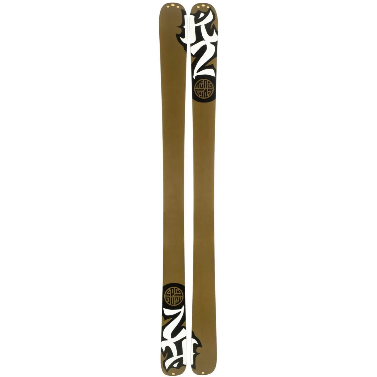 K2 Kung Fujas Skis with Marker Griffon SchizoFrantic Bindings 2011