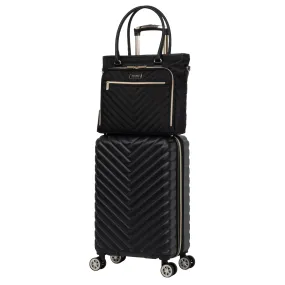 Kenneth Cole Reaction Madison Square 8-Wheel Expandable Luggage & Chelsea Tote 2-Piece Bundle (20 Carry-On & Tote)  