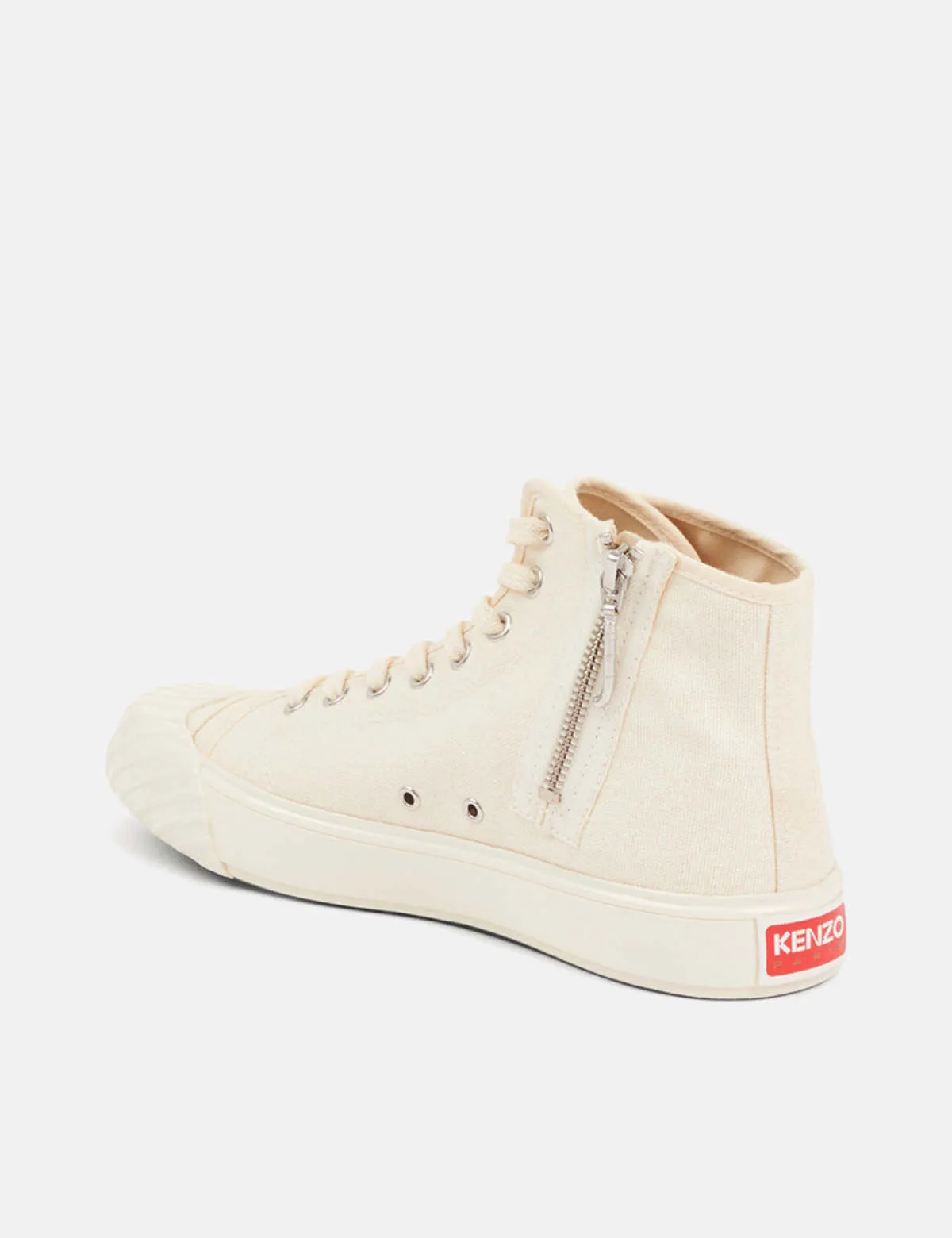 Kenzoschool High-Top Trainers - Cream White