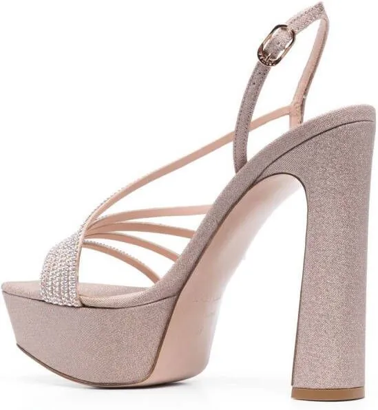 Le Silla Scarlet 150mm platform sandals Pink