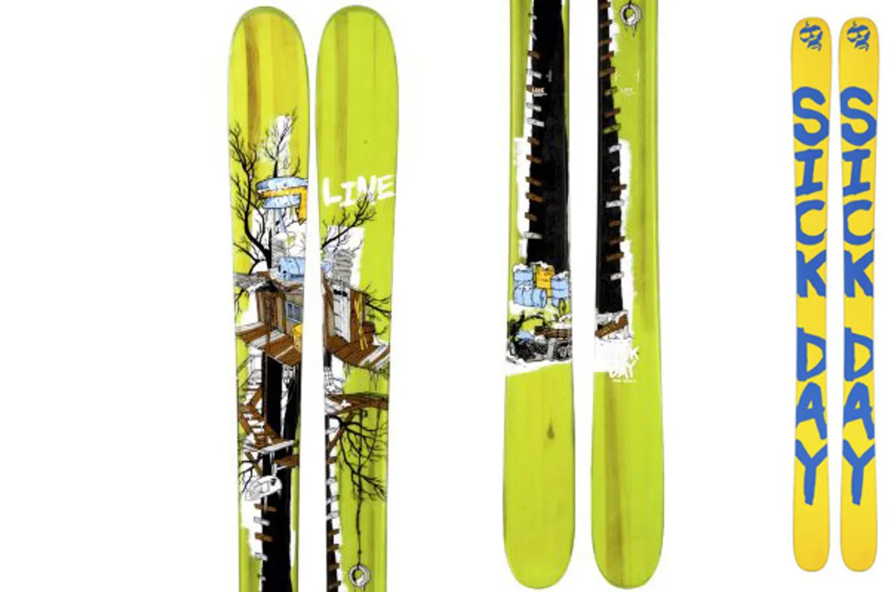 Line Sick Day 95 Skis 2014