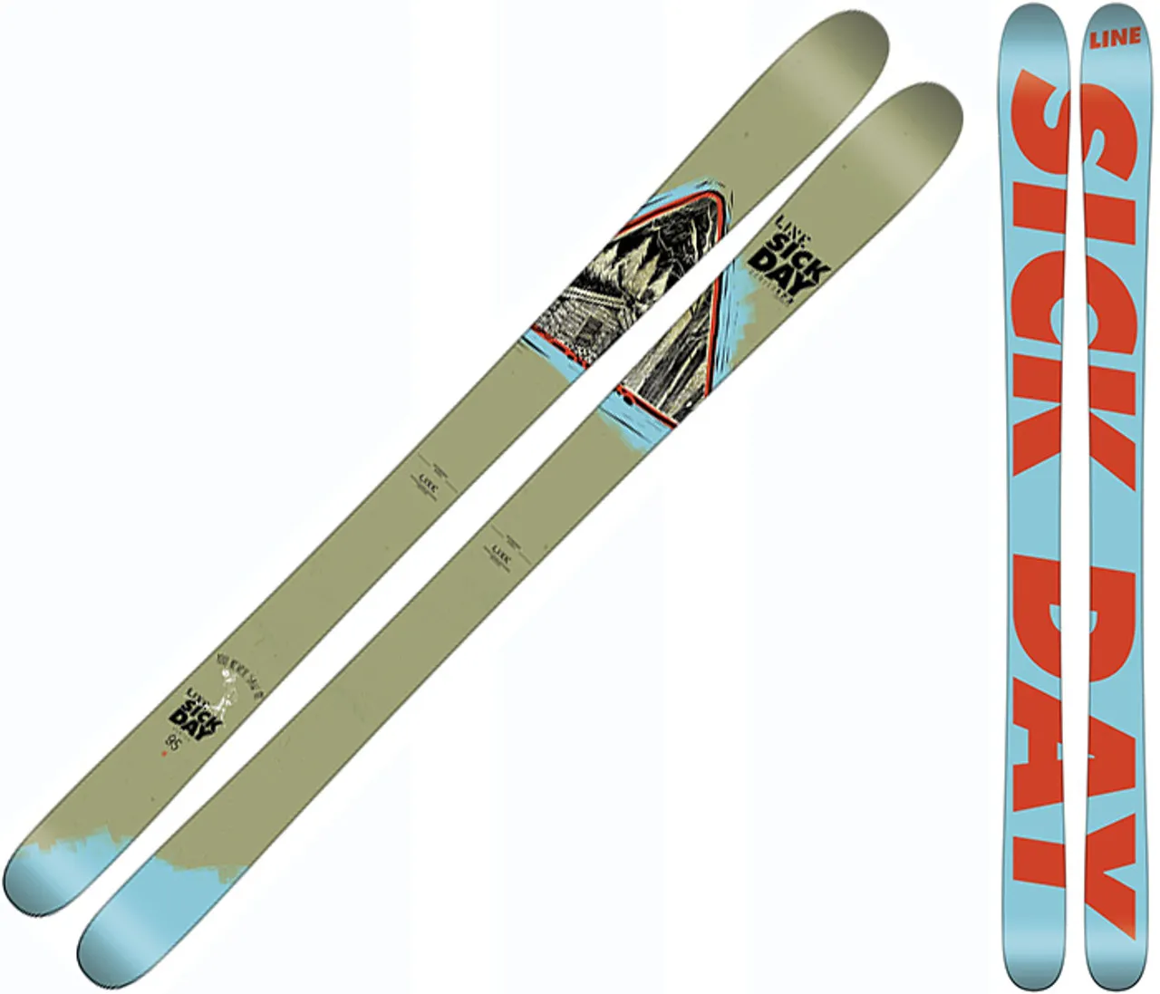 Line Sick Day 95 Skis 2016