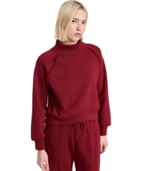 Lna Rhodes Fleece Pullover Oxblood XL