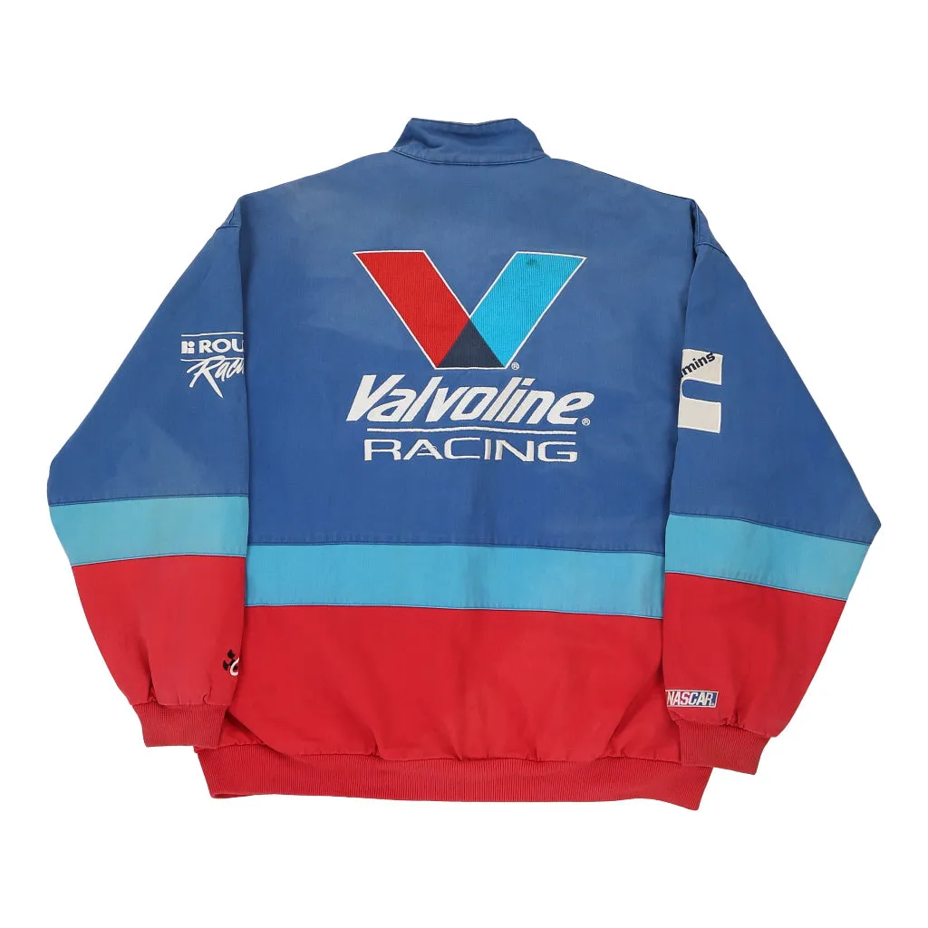 Mark Martin Chase Authentics Nascar Jacket - XL Blue Cotton Blend