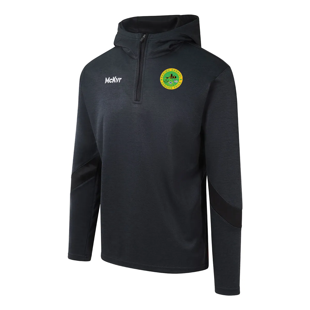 Mc Keever St Gabriels GAA Core 22 1/4 Zip Hoodie - Adult - Black