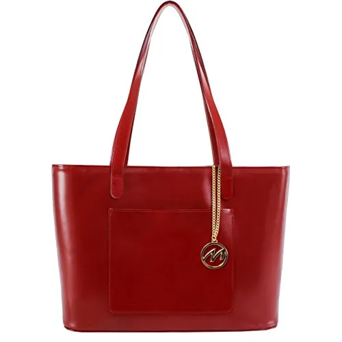 McKlein USA Alyson Leather Ladies' Tote With Tablet Pocket  