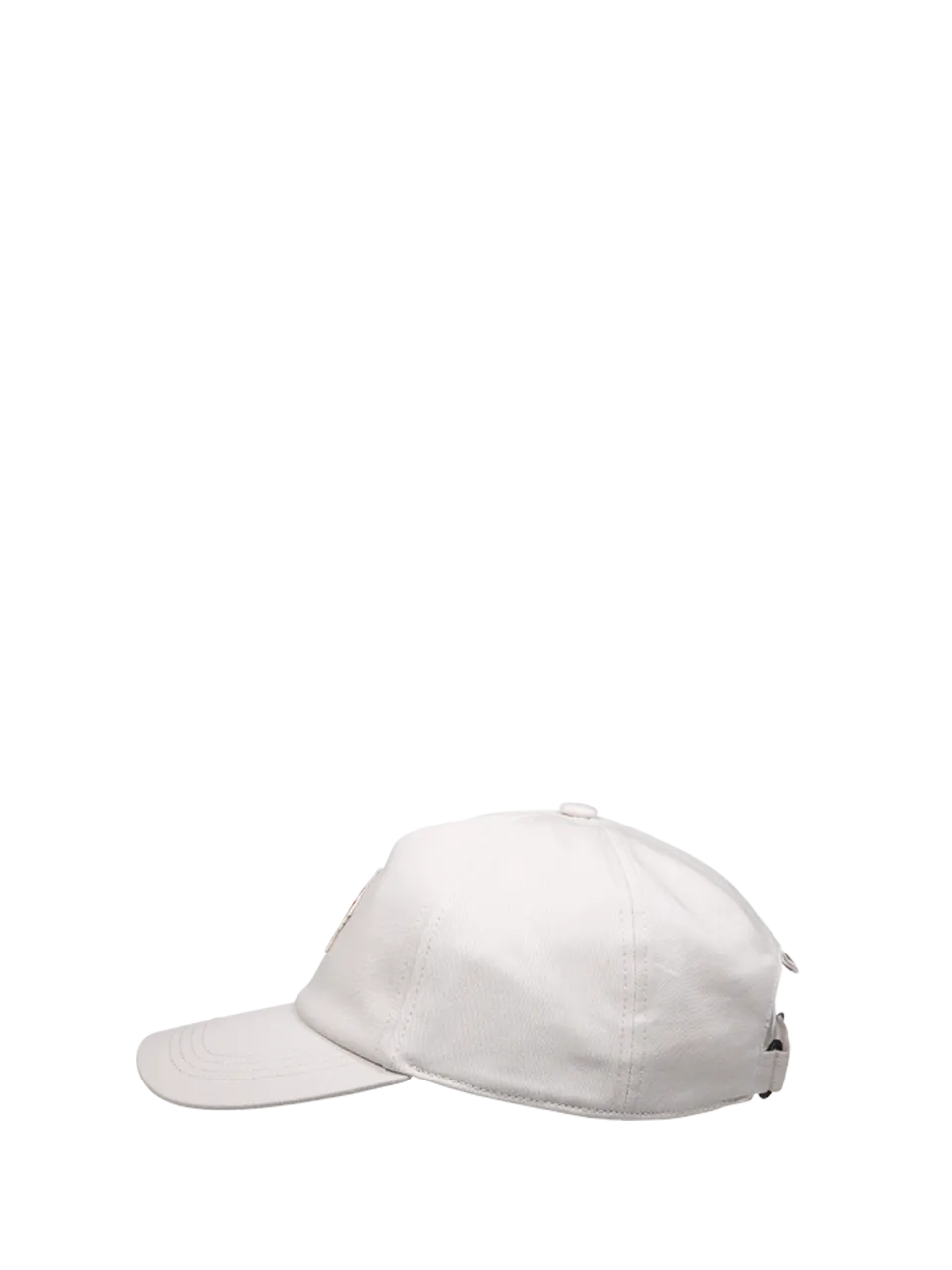 MEN MONCLER GRENOBLE BEIGE COTTON BASEBALL CAP