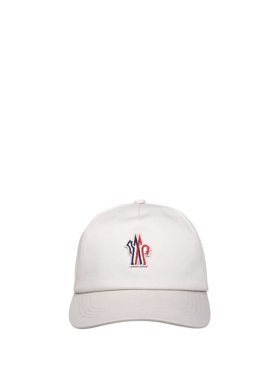 MEN MONCLER GRENOBLE BEIGE COTTON BASEBALL CAP