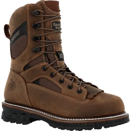 Men's Georgia Insulated Waterproof Composite Toe LTX Logger Work Boot #GB00681