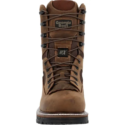 Men's Georgia Insulated Waterproof Composite Toe LTX Logger Work Boot #GB00681