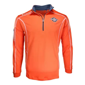 Men's Las Vegas Aviators Columbia Primary Logo Orange 1/4 Zip Shotgun Pullover