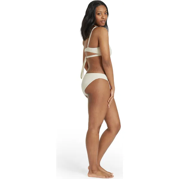 MOLOCO Poppy Bikini Bottom, Pearl