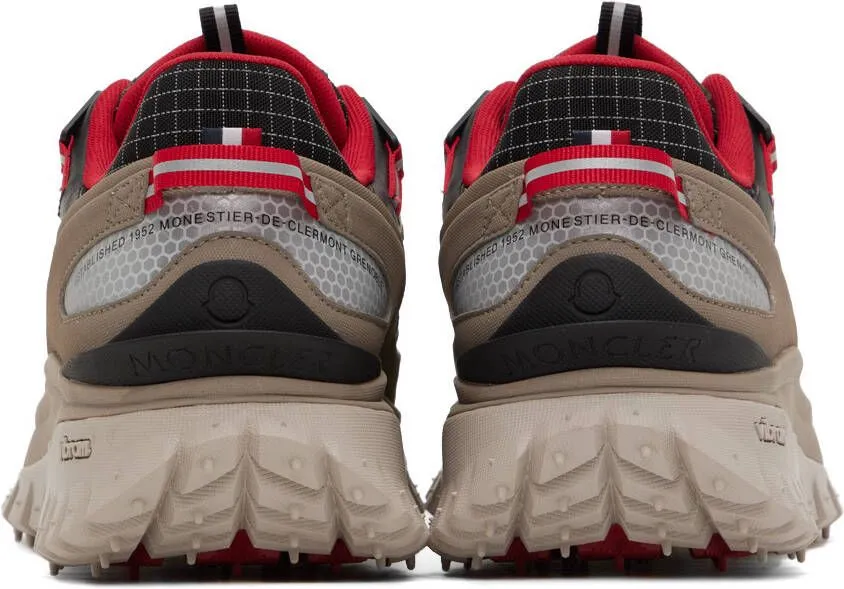 Moncler Black & Beige Trailgrip GTX Low Sneakers