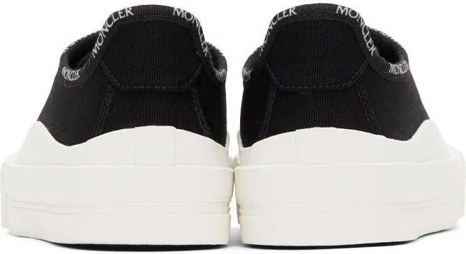 Moncler Black Canvas Glissiere Sneakers