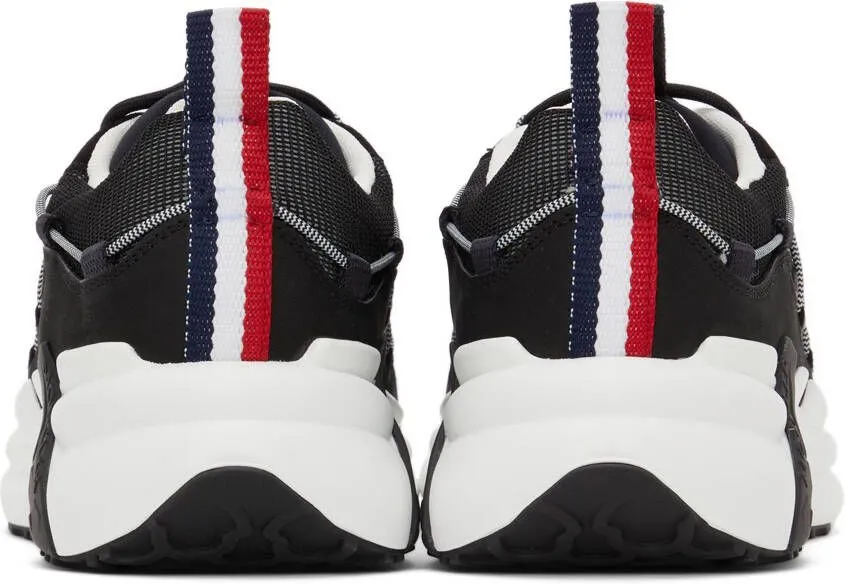 Moncler Black Compassor Low-Top Sneakers