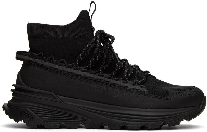 Moncler Black Monte Runner High Sneakers