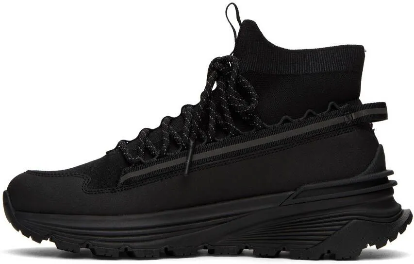 Moncler Black Monte Runner High Sneakers