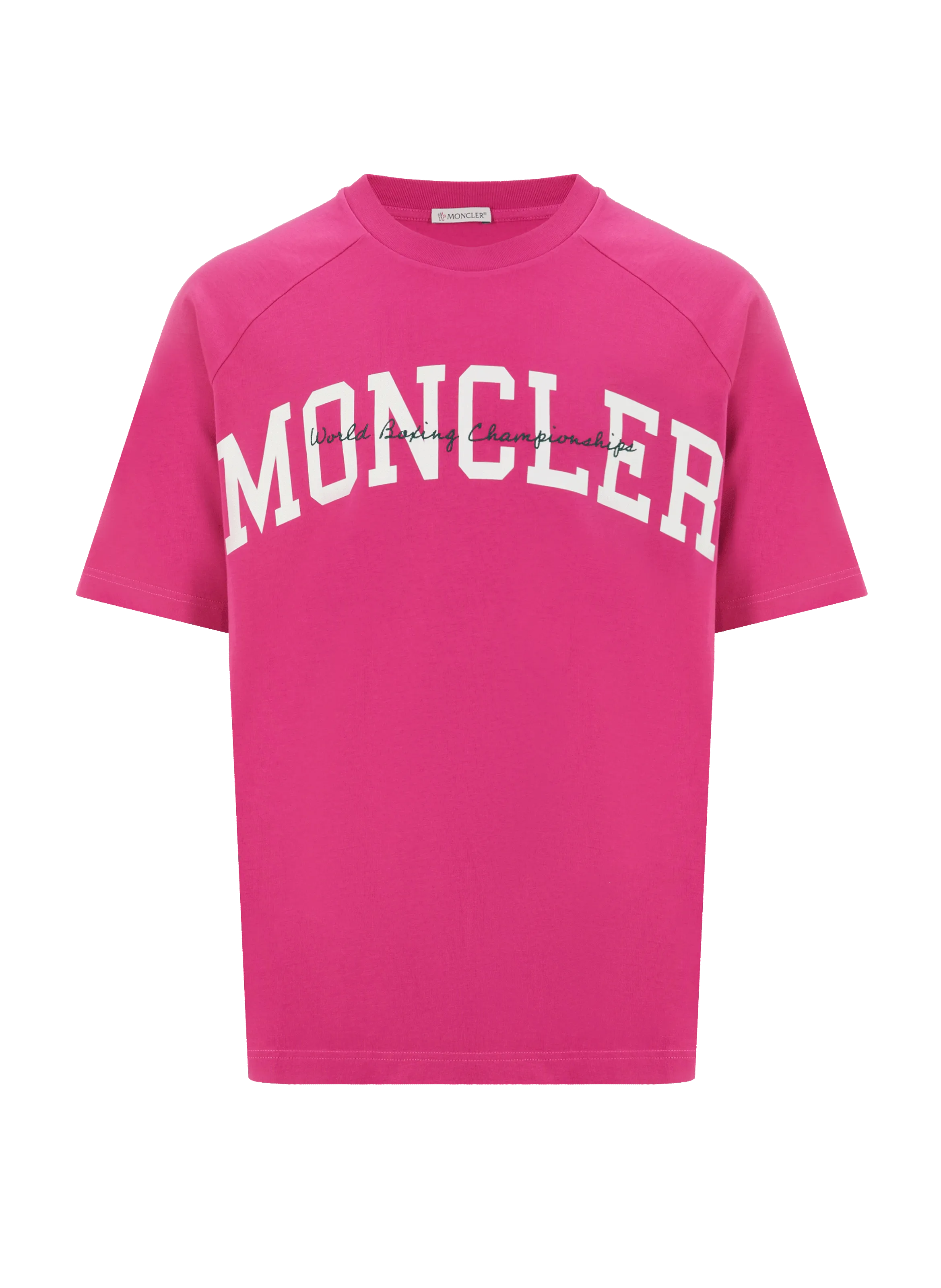 MONCLER  Cotton T-shirt - Pink