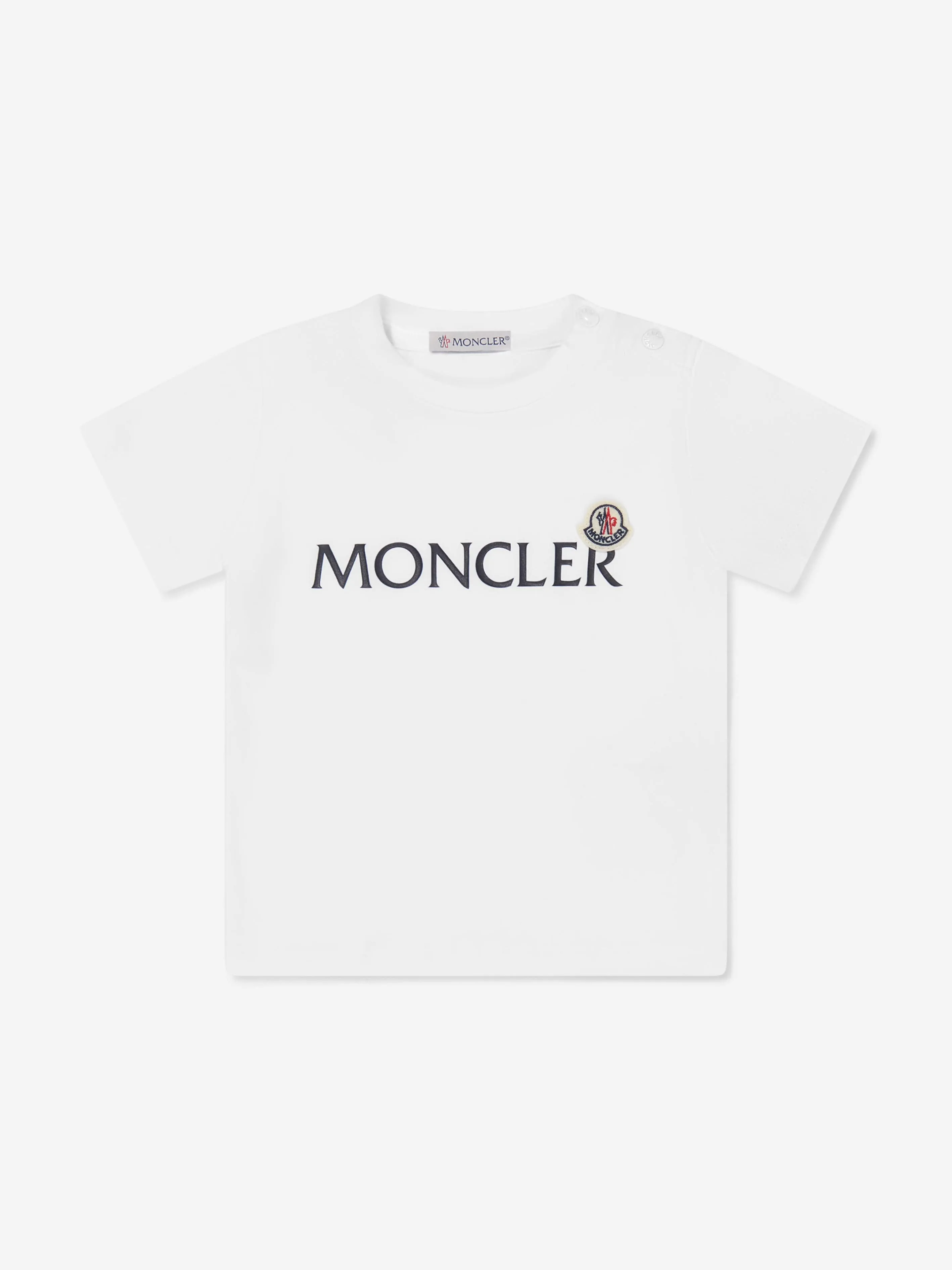 Moncler Enfant - Baby Boys Chest Logo Print T-Shirt | Childsplay Clothing