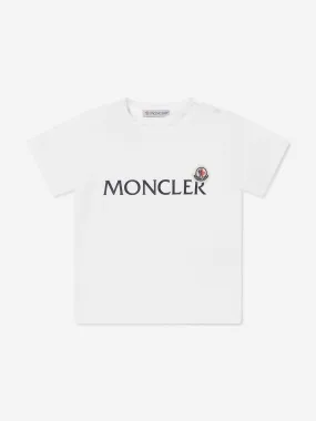 Moncler Enfant - Baby Boys Chest Logo Print T-Shirt | Childsplay Clothing