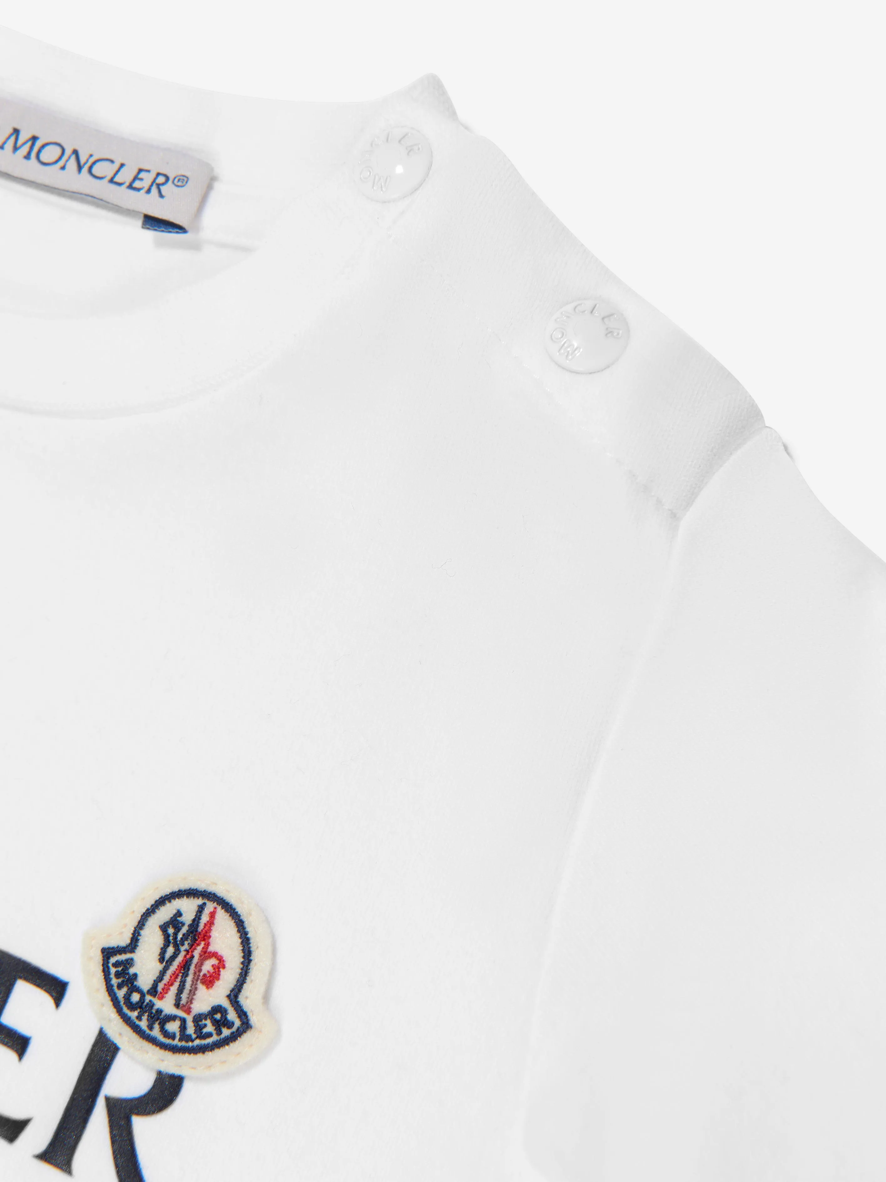 Moncler Enfant - Baby Boys Chest Logo Print T-Shirt | Childsplay Clothing