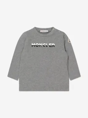 Moncler Enfant - Baby Boys Long Sleeve Logo T-Shirt | Childsplay Clothing