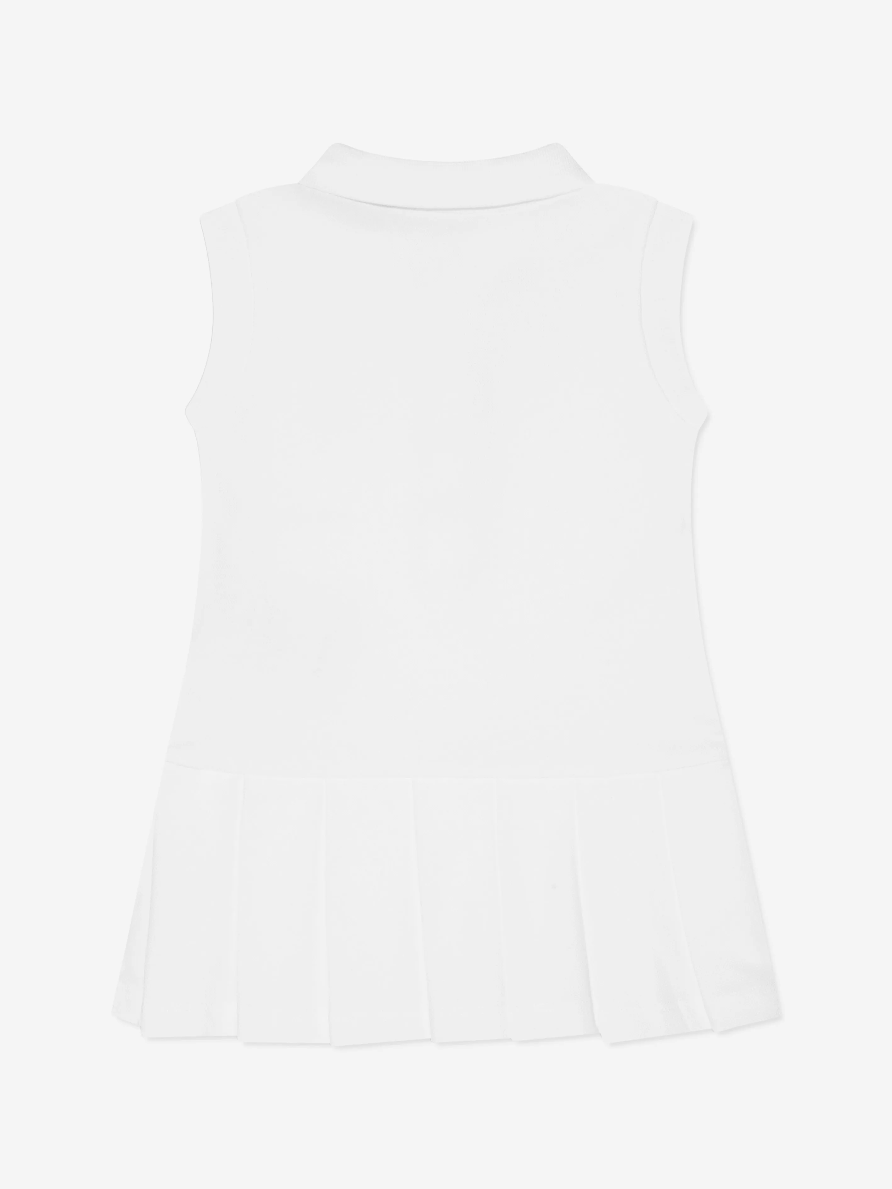 Moncler Enfant Baby Girls Sleeveless Polo Dress in White